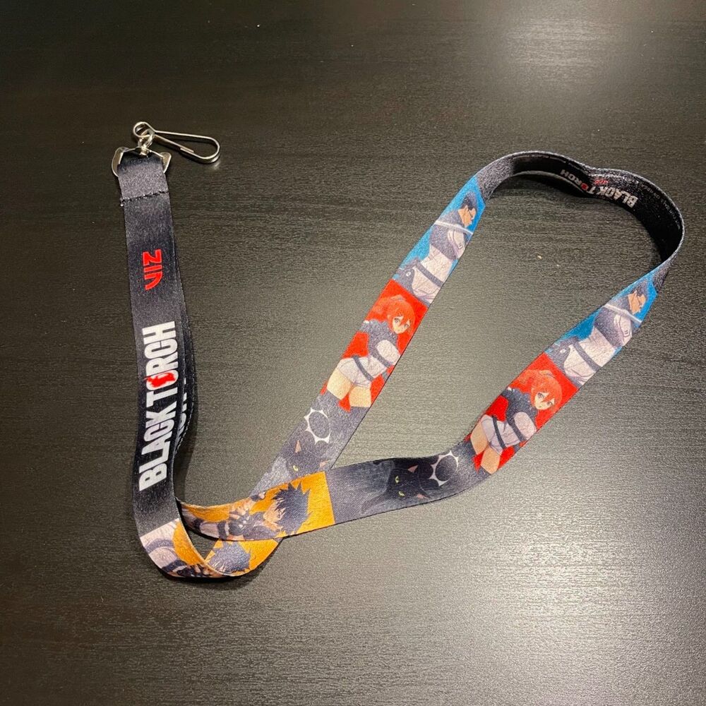 Black Torch Animenyc 2026 Anime Exclusive Lanyard Official Viz Media